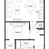 Floor plan: A1 One Bed