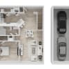 Floor plan: A3 - Attached Garage