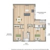 Floor plan: Two Bedroom