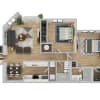 Floor plan: B2 | Renovated
