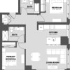 Floor plan: 2 Bed/2 Bath-B4