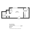 Floor plan: Studio