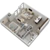 Floor plan: Unit 1M