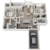 Floor plan: Hawk with Garage