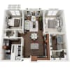 Floor plan: B1c