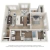 Floor plan: 1X1 BRISCOE