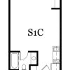 Floor plan: S1C - Studio