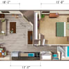 Floor plan: standard