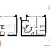 Floor plan: Two Bedroom Townhome C6TH
