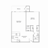 Floor plan: 1x1