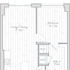 Floor plan: 1 Bed/1 Bath-C10-c