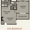 Floor plan: 1X1