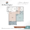 Floor plan: 1 Bedroom