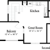 Floor plan: The Flats - Plan 8