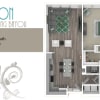 Floor plan: 1B