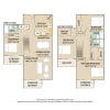 Floor plan: Monte Pacifico Townhouse
