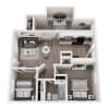 Floor plan: 3 Bedroom