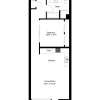 Floor plan: 1x1 E