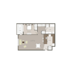 Floor plan: North Tower A1