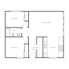 Floor plan: 2 Bedroom, 1 Bath C - 114 Sharene