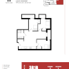 Floor plan: 3 Bed 1 Bath - 700 sqft