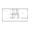 Floor plan: 1 Bedroom, 1 Bath E - 1307 Mt Pisgah