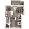 Floor plan: One Bedroom Apartment