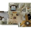 Floor plan: Columbia (1x1)