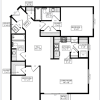 Floor plan: 2 BR Baker One