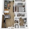 Floor plan: A1B-E