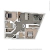 Floor plan: C07.HC - 2 bed/2 bath (handicap accessible)