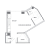Floor plan: Studio A