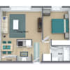 Floor plan: One Bedroom