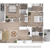 Floor plan: Cottage B1