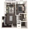 Floor plan: A4-731-E-Balcony