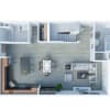 Floor plan: 1x2