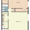 Floor plan: 1 Bedroom