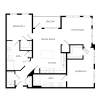 Floor plan: 2x2 B2