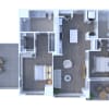 Floor plan: Two Bedroom B8