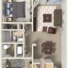 Floor plan: Two Bedroom A