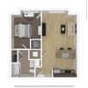 Floor plan: 1 Bed