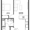 Floor plan: 1 Bedroom