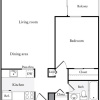 Floor plan: 1 Bedroom L