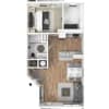 Floor plan: 1 x 1