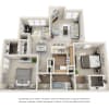 Floor plan: The Esprit with Solarium E
