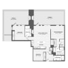 Floor plan: 2 Bed/3 Bath Den-JR 3B-A_880 P