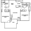 Floor plan: Model 2B