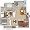 Floor plan: Congress with Attached Garage