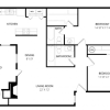 Floor plan: Large 2 Bedroom