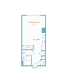 Floor plan: A1.1 | Studio | 1 Bath